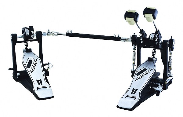 Pedal Duplo D-one Dp20 Double Chain Drive Com Corrente Dupla