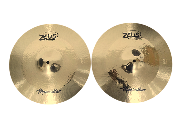 Prato Hi Hat 14 Polegadas Zeus Manhattan ZMHHH14 Liga B20