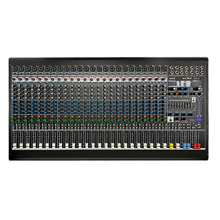 Mesa De Som Analógica 24 Canais Mixer Efeitos BT Mxt Mx-24.4