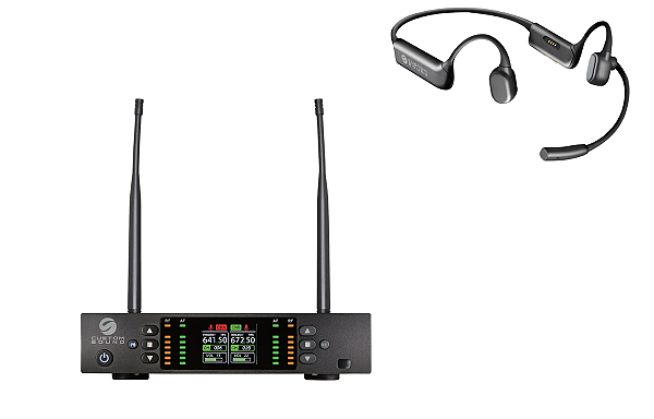 Receiver Para Microfone Sem Fio Custom Sound Cw800rc 200 Ch