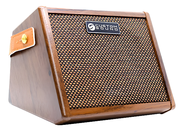 Amplificador Violão Custom Sound Mini 15w Bluetooth Bi Volt