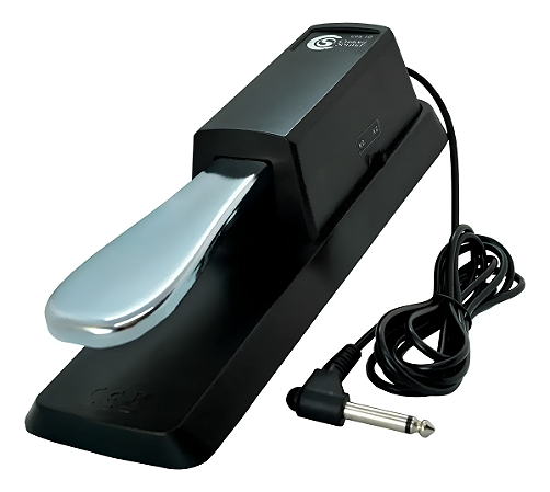 Pedal Sustain Para Teclado Custom Sound Cps 10 Preto