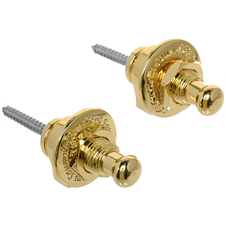 Trava Para Correia Strap Lock Custom Sound S1-GD Dourado