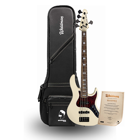 Baixo Profissional JB Waldman 5 Corda Ativo Junior Braguinha