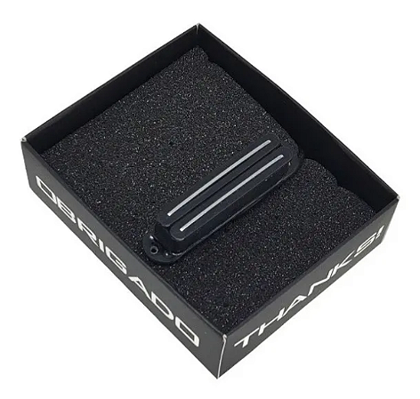 Captador Malagoli 59 Rails Mini Humbucker Para Strato Preto