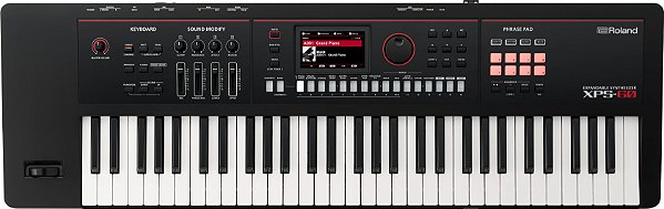 Teclado Sintetizador Expansível Roland XPS-60 61 Teclas Preto