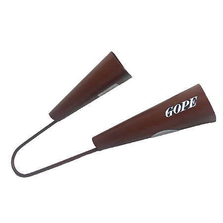 Agogô Duplo Profissional Gope 678LM Melanina Com Baqueta