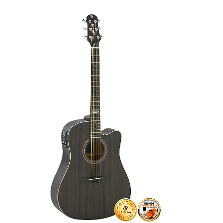 Violão Elétrico Strinberg SD200C Tobacco Folk Aço Pré SE-60