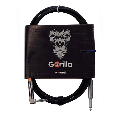 Cabo P10 Tecniforte Gorilla Para Guitarra Baixo Violão 4,58M