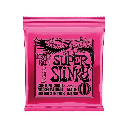 Corda De Guitarra Ernie Ball Super Slinky (009.042)