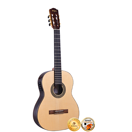Violão Profissional Elétrico Nylon Rozini Clássico Rx213