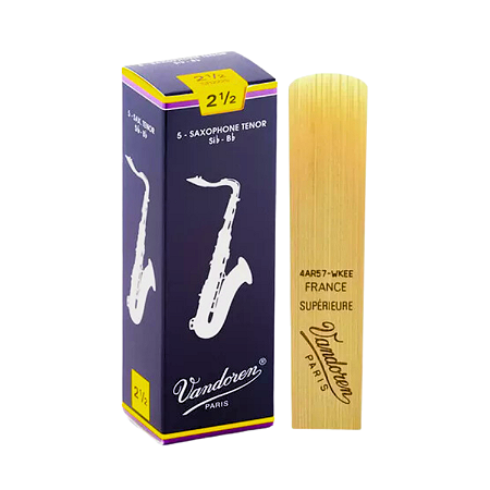 Palheta Tradicional Para Sax Alto Vandoren 2,5 1 Unidade
