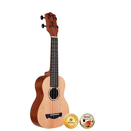 Ukulele Soprano Tagima Acústico 41-K Spruce Fosco