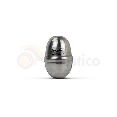 Chocalho Ovinho Alumínio Ganza Percussão Egg Shaker Torelli
