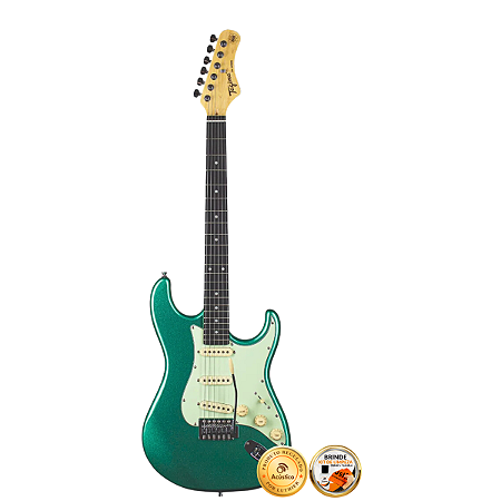 Guitarra Stratocaster Tagima TG-500 Metallic Surf Green