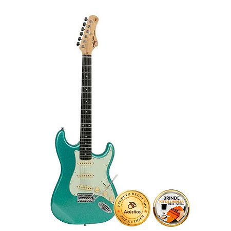 Guitarra Stratocaster Tagima Surf Green TW-500 Profissional