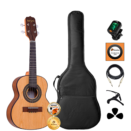 Kit Cavaquinho Rozini Estudante Elétrico Fosco Rc10 Completo