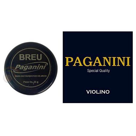 Breu Dark Violino Arco Paganini + Corda Para Violino PE950
