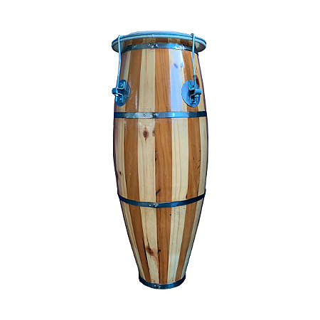 Atabaque 80 Cm Afinação Em Presilhas Aro de Metal Atq90