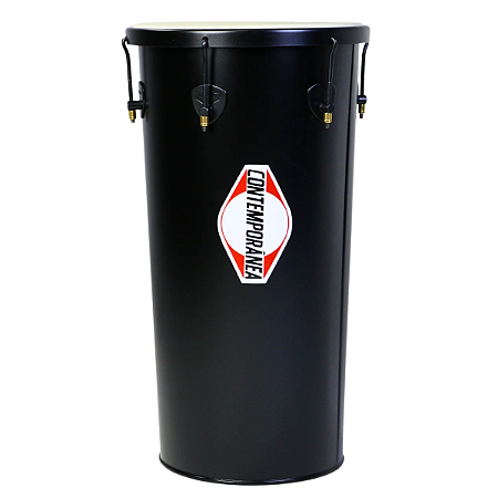 Rebolo Cônico 12"x50 Contemporânea Em Alumínio Preto Fosco