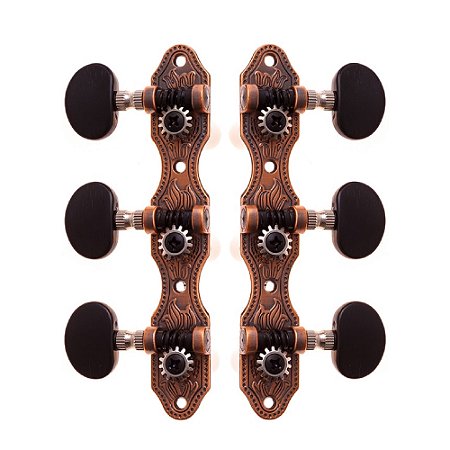 Tarraxa De Violão Nylon Rozini Cobre Velho Pino Grosso
