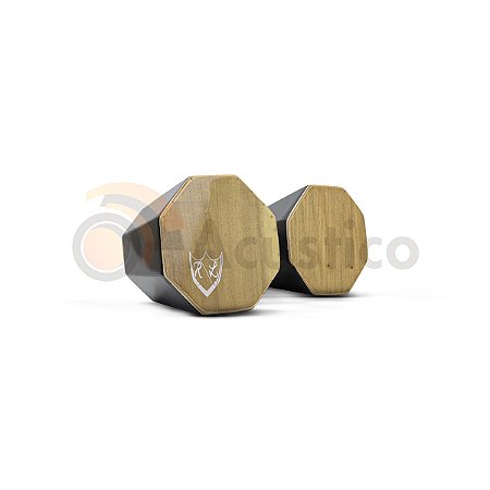 Bongo De Praia Oitavado Real Line Percussão Preto RL10P