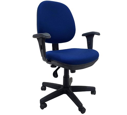 Cadeira de Escritório Usada Presidente Encosto Alto c/ Backsystem ( Assento e Encosto Grandes ajuste distância lateral dos apoios de Braço )