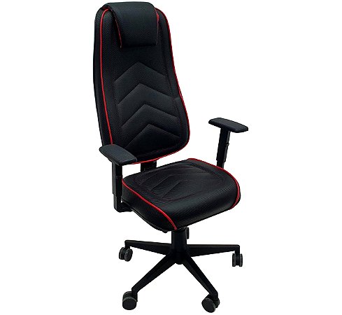 Cadeira Gamer Encosto Alto Corvin Aço Carbono c/ Costura Gomada * Promoção Venda de Mostruário*