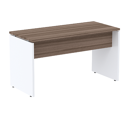 Mesa de Escritório Corporativa Pé Painel e Tampo 25mm M1340 P25PP WN/PR 1,34m x 0,60m