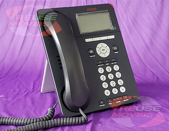 Telefone IP VOIP Avaya 9620L C/ Tela Visor Alto Falante Vivavoz