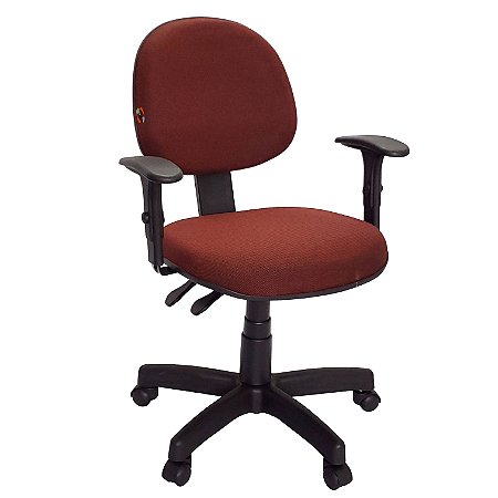 Cadeira Escritório Executiva MasiFlex Encosto c/ Regulagem BackSystem- Vermelho