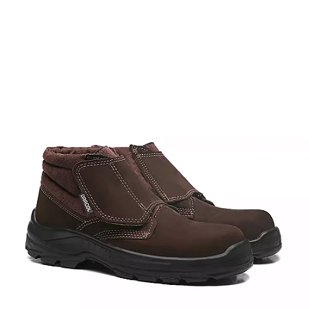 PETRO BVL BOTINA VELCRO NOBUCK MARROM CAFÉ