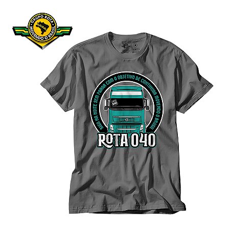 CAMISETA ROTA 040 VOLVO FH MOVENDO O BRASIL