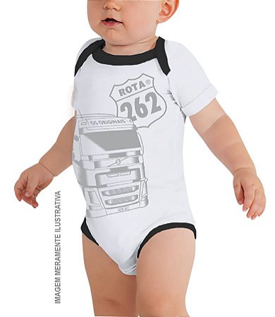 Camiseta Infantil + Body Tático da Rota