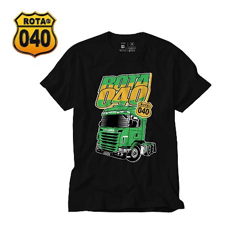 CAMISETA ROTA 040 SCANIA BRASIL