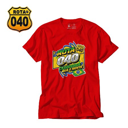 CAMISETA ROTA 040 CORRERIA DIA E NOITE