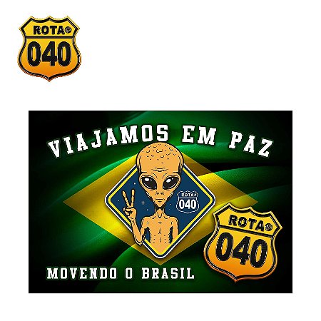 BANDEIRA DE TECIDO ROTA 040 ET