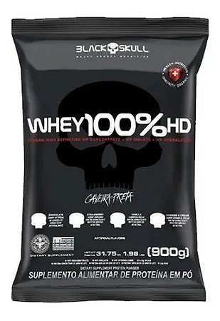 Refil Whey 100% HD - Black Skull