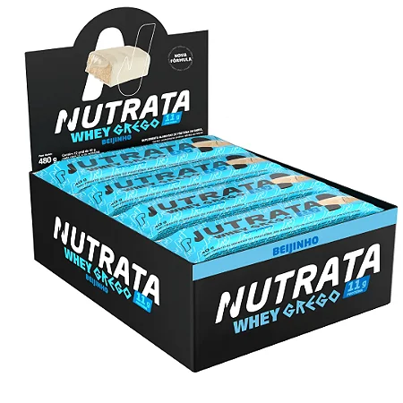 Barra Whey Grego Bar 40g Caixa c/ 12 - Nutrata