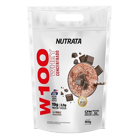 Whey Protein Concentrado W100 Refil 900g  - Nutrata