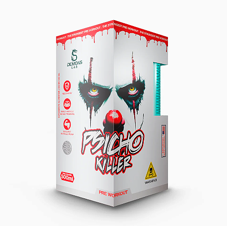 Pré Treino  -  Psicho  Killer  500ml  -  Demons  Lab