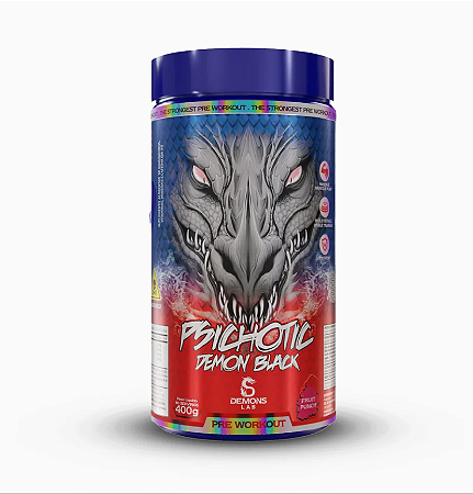 Pré Treino - Psichotic Demon Black - Demons Lab