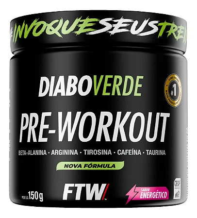 Pré-Treino Diabo Verde - 150g