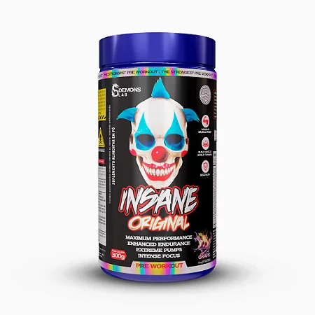 Pré Treino Insane Original - Demons Lab - Grape