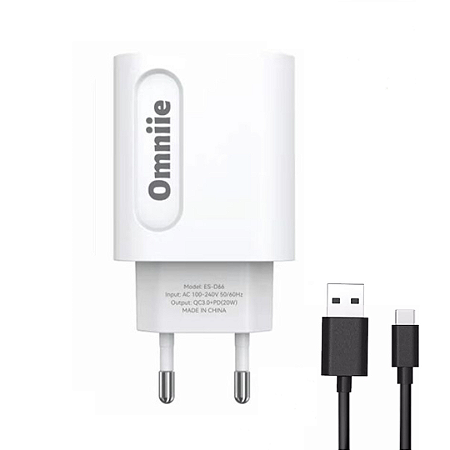 Carregador Carga Rápida Turbo 45w Com Cabo Usb Tipo C Para Celular