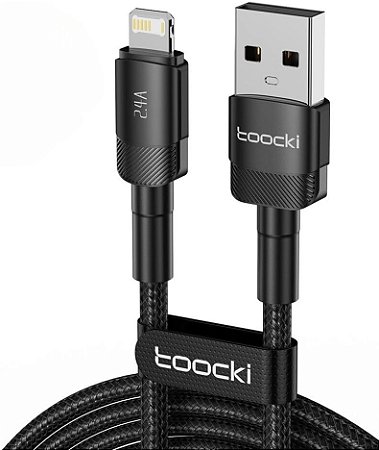 Cabo Usb Lightning 12w 2.4a Transferência de dados de 480Mbps 2 Metros Para iPhone 13 14