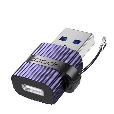 Adaptador Conversor Toocki Usb 3.0 Macho Para Usb Tipo C Fêmea