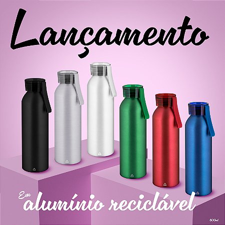 Squeeze Luxo de alumínio 600ml