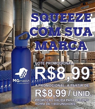 Squeeze Premium RPET 550 ml - 100UN