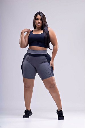 Short Pluz Size em Poliamida (3000) ref 015 - LS